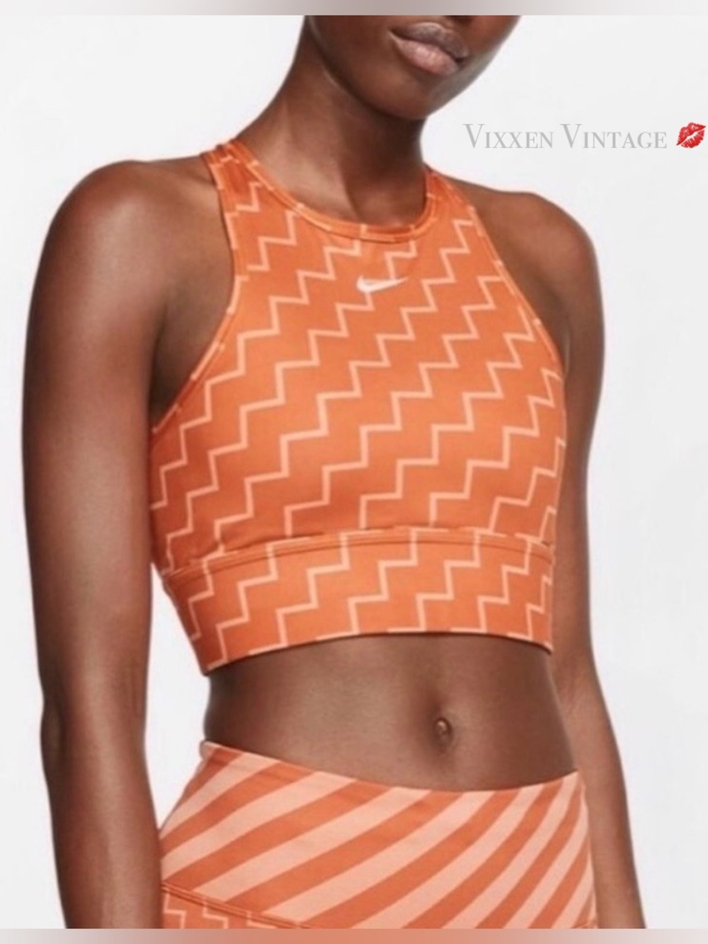 NIKE DRI-FIT TRAINING ‘MEDIUM SUPPORT SWOOSH BRA’ IN ORANGE